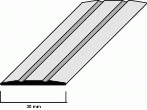 Abdeckprofile flach - ALU - ungelocht