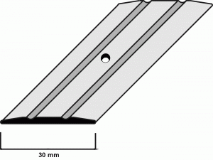 Abdeckprofile flach - ALU - gelocht