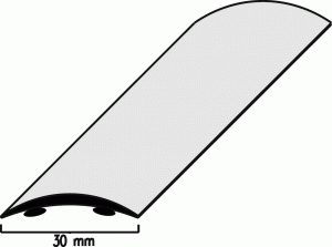 Abdeckprofile - ALU - selbstklebend 30 mm