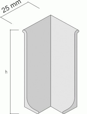 Sockel Innenecke - ALU