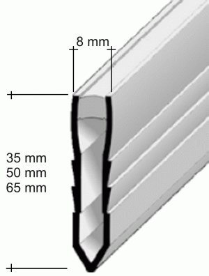 Dehnfugenprofile - PVC - Dickbettverlegung