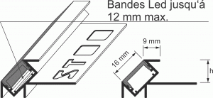 LED-Profilé d'angle