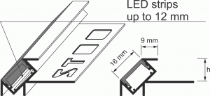 LED-Corner profile