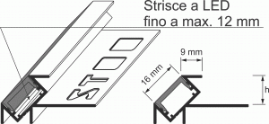 Profili ad Angolo per LED 