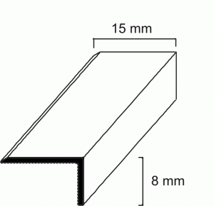 Winkelprofile -  ALU - 8 mm