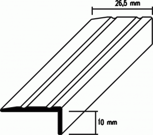 Winkelprofile -  ALU - ungelocht 10 mm