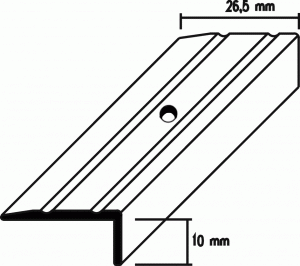 Winkelprofile -  ALU - gelocht 10mm