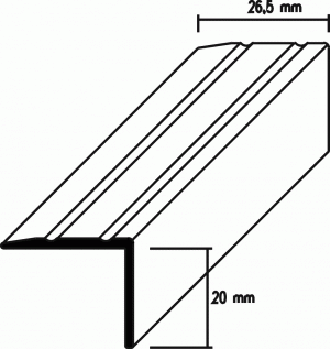 Winkelprofile -  ALU - ungelocht 20 mm