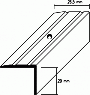 Winkelprofile -  ALU - gelocht 20 mm